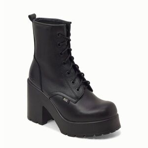 Women's Black Platform Boots ROC